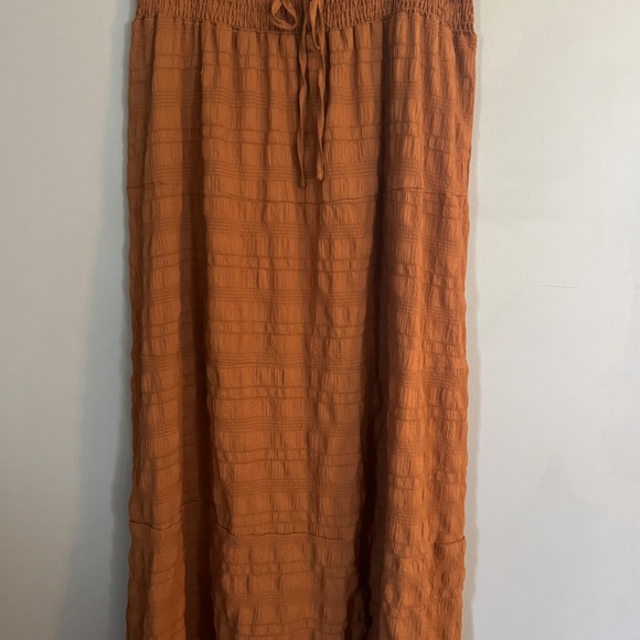 Burnt Orange Maxi Skirt - Picture 4 of 5